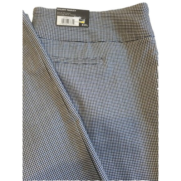 Hilary Radley Women’s Pull on Pants Size XXL Black White Houndstooth NWT - Picture 3 of 8